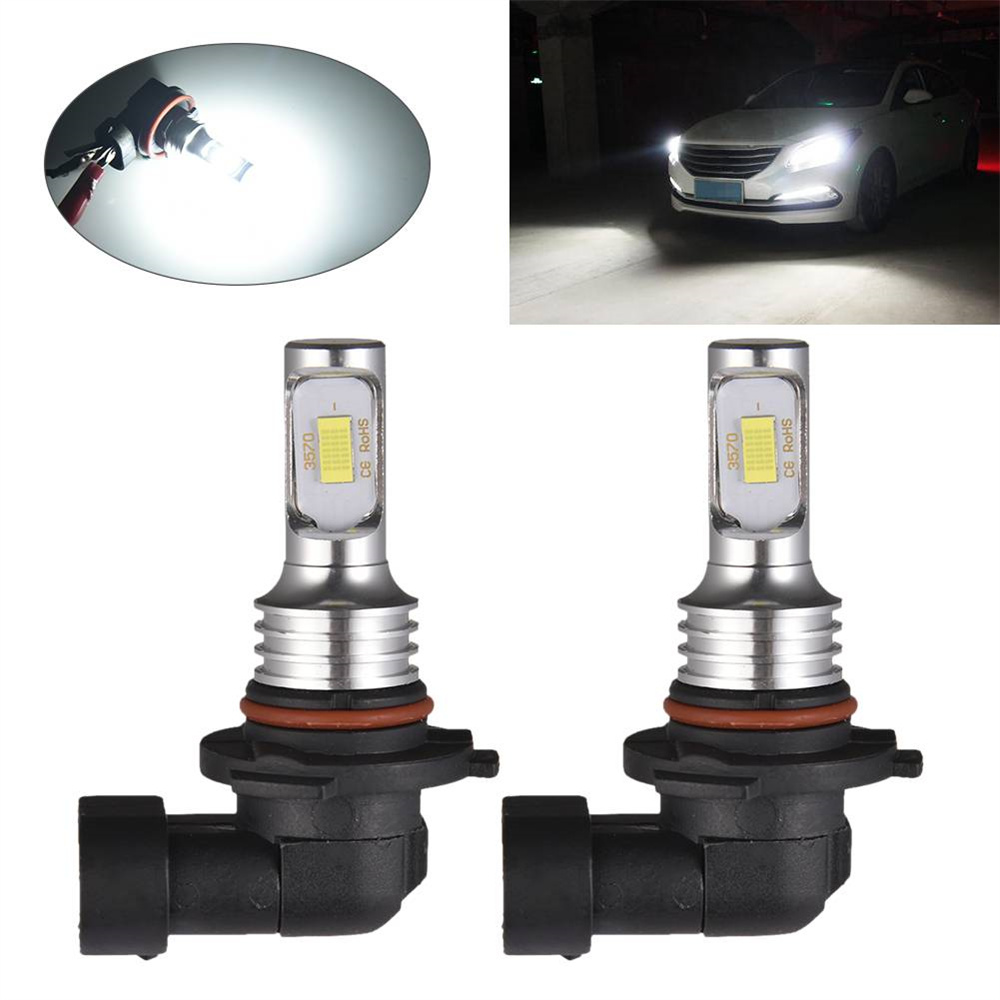 2PCS 80W 9006 Car LED Fog Light Bulb