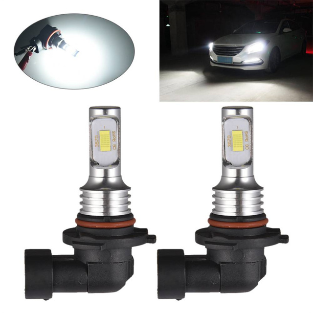 2PCS 80W 9006 Car LED Fog Light Bulb
