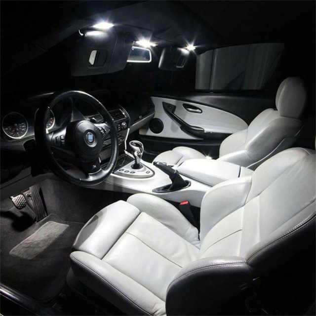 16Pcs White Canbus LED Interior Car Lights Kit For 2006-2012 Audi A3 8P