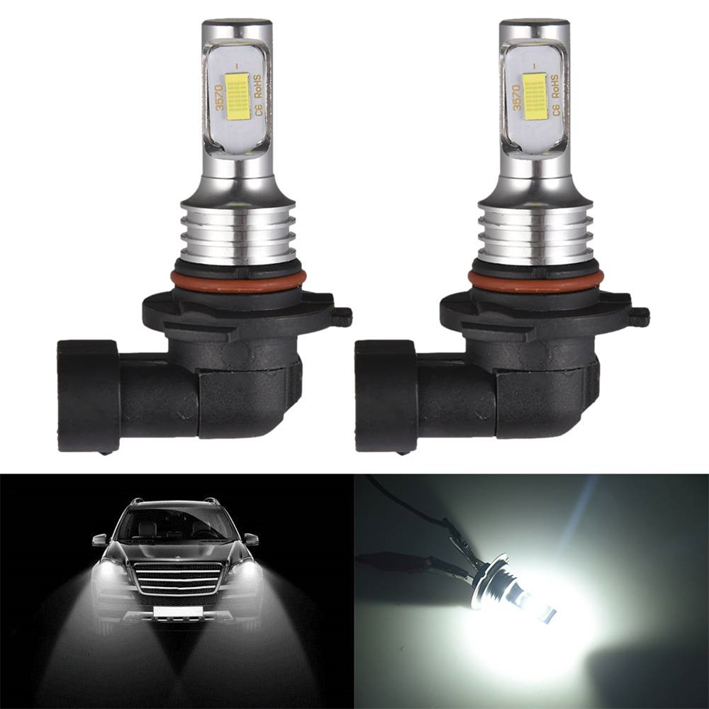 2PCS 80W 9006 Car LED Fog Light Bulb