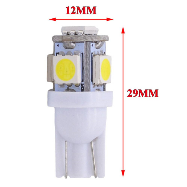 20x T10 194 168 LED Canbus License Plate Interior Wedge Light Bulbs White 6000K