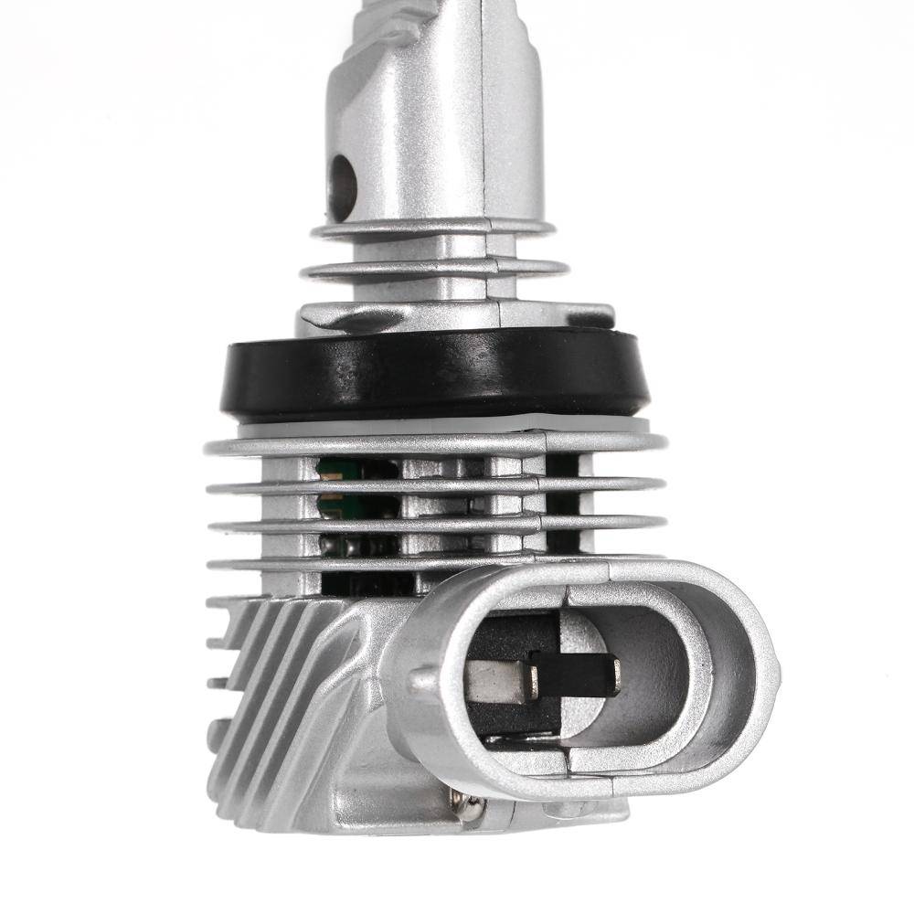 2Pcs H11/H8/H9 LED Headlight Bulbs High Beam Conversion Kit 6000K Bright White