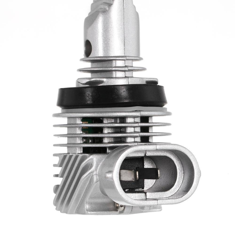 2Pcs H11/H8/H9 LED Headlight Bulbs High Beam Conversion Kit 6000K Bright White