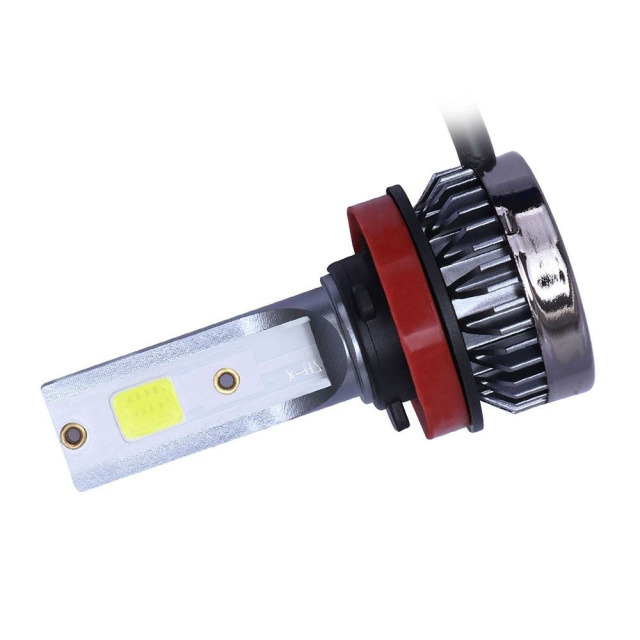 2xMini H11 H8 H9 1100W 22000LM LED Headlight Bulbs Lamp Low Beam 6000K Headlamp