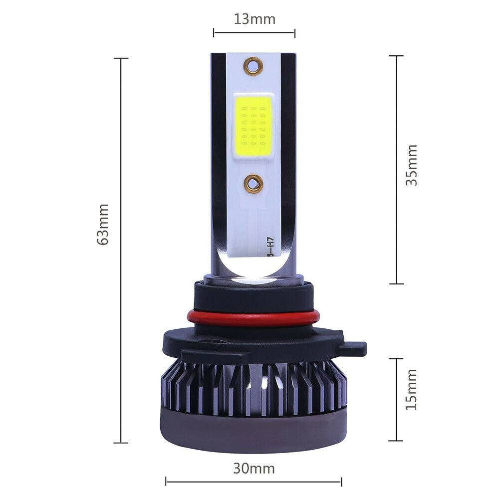 2x H11 H8 H9 9005 9006 HB4 LED Headlight Bulb Kit Low Beam 8000K Ice Blue Light