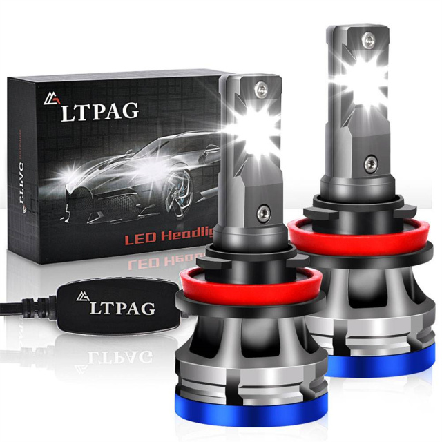 2x H11/H9/H8 White 60W High Power Car LED Headlight Bulbs Light Driving Bulb