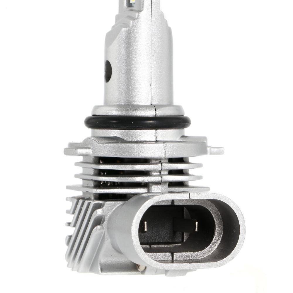 2Pcs 9006 LED Headlight Bulbs High Beam Conversion Kit 6000K Bright White