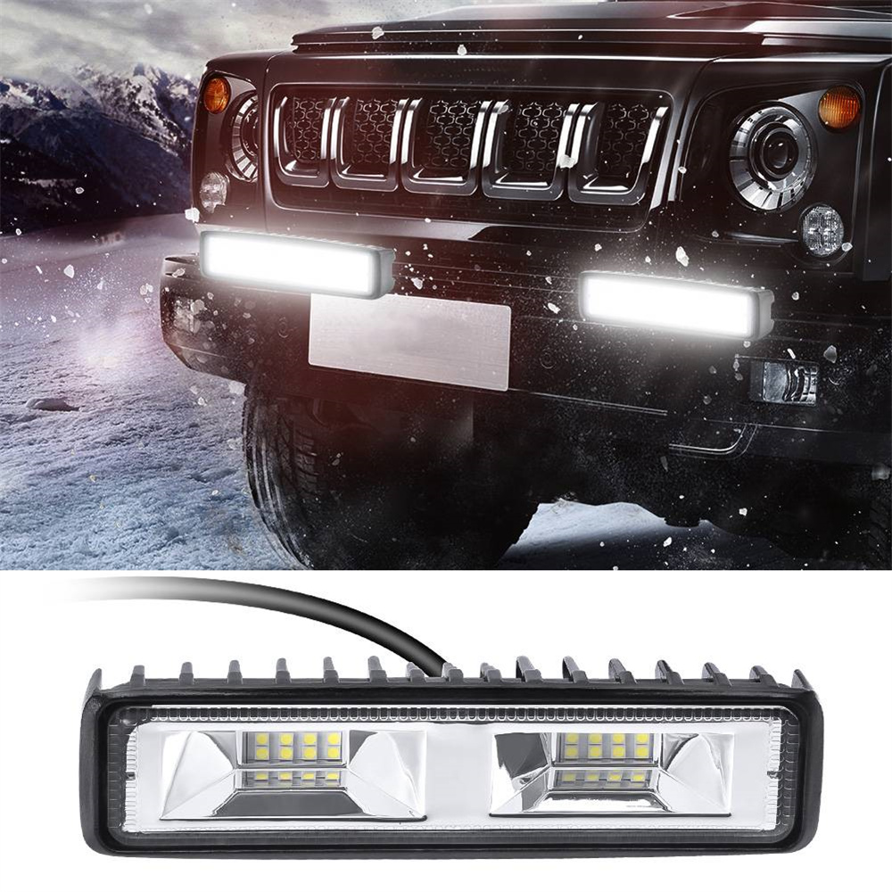 1PCS LED 48W 16 Beads Work Light Lamp With Reflector Car Light