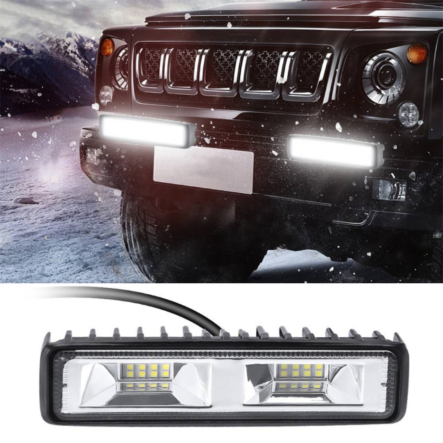 1PCS LED 48W 16 Beads Work Light Lamp With Reflector Car Light