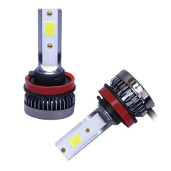 2xMini H11 H8 H9 1100W 22000LM LED Headlight Bulbs Lamp Low Beam 6000K Headlamp