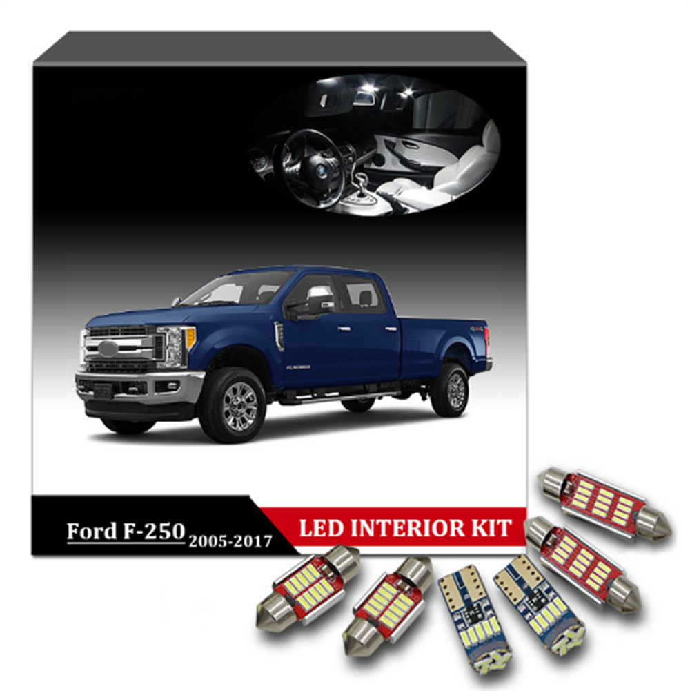 11Pcs Car LED Interior Lights For 2005-2017 Ford F-250 F-350 F-450 F-550
