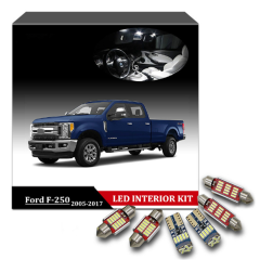 11Pcs Car LED Interior Lights For 2005-2017 Ford F-250 F-350 F-450 F-550