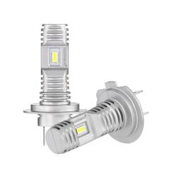 2Pcs H7 LED Headlight Bulbs High Beam Conversion Kit 6000K Bright White