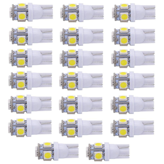 20x T10 194 168 LED Canbus License Plate Interior Wedge Light Bulbs White 6000K