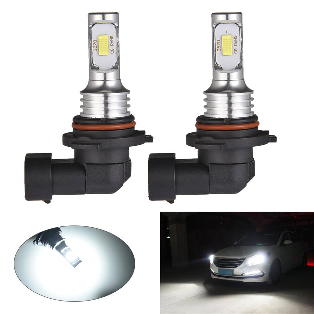 2PCS 80W 9005 Car LED Fog Light Bulb
