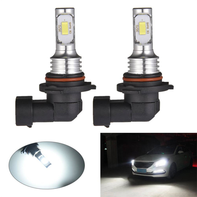 2PCS 80W 9005 Car LED Fog Light Bulb