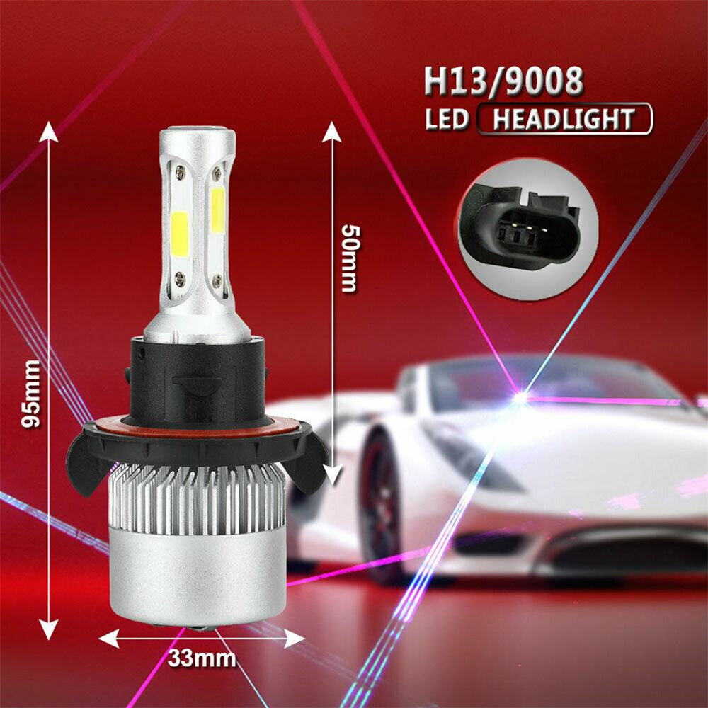 LED Headlight Bulb Kit CREE H13 9008 for Dodge Ram 1500 2006-2012 High+Low Beam