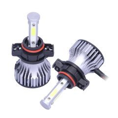 2pcs 4 Side 5202 Led Headlight Bulbs Conversion Kit LED Singel Beam White