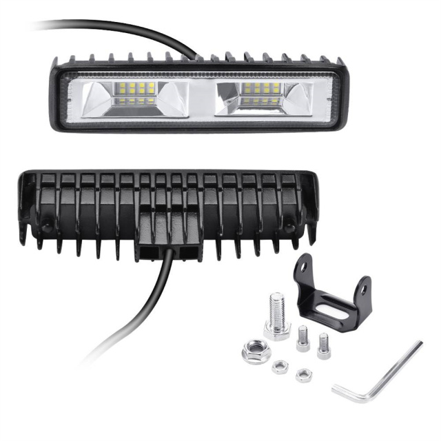 1PCS LED 48W 16 Beads Work Light Lamp With Reflector Car Light
