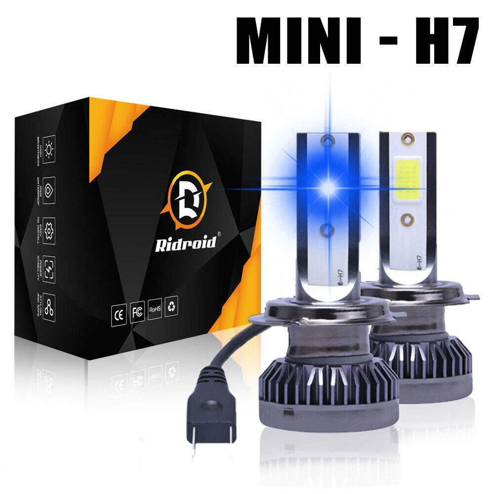 2x H7 LED Headlight Bulb Kit High/Low Beam 8000K Super Blue 26000LM Light Bulb