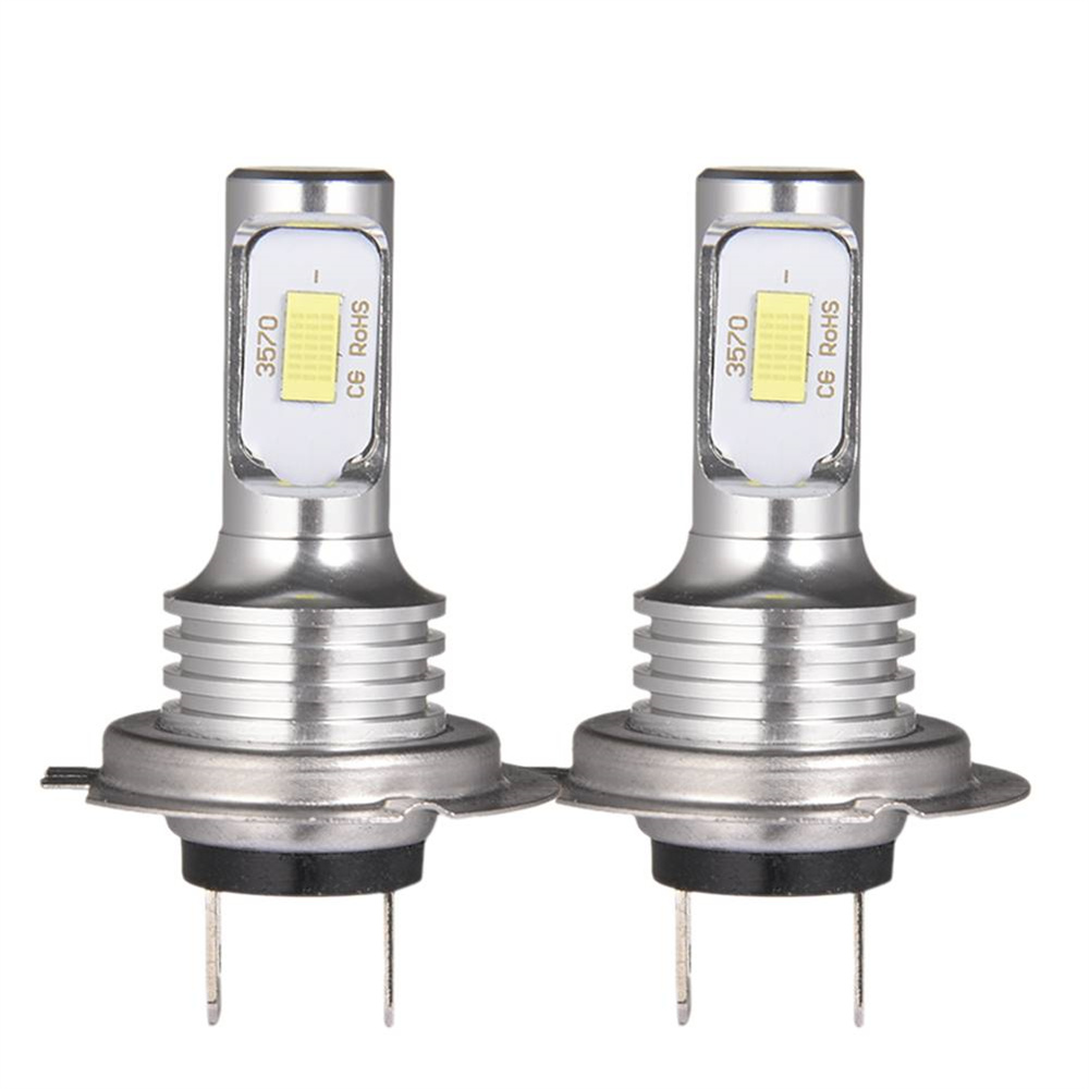 2PCS 80W H7 Car LED Fog Light Bulb