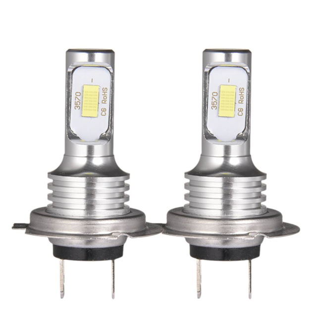 2PCS 80W H7 Car LED Fog Light Bulb