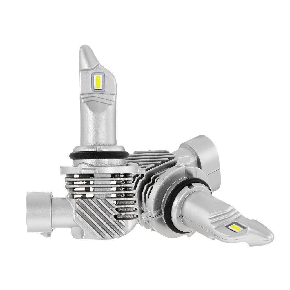 2Pcs 9006 LED Headlight Bulbs High Beam Conversion Kit 6000K Bright White