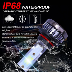 9005 9006 H11 Combo COB LED Headlight Fog Lamp Bulbs 6000K White High Low Beam