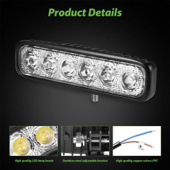 1/2/4 pcs LED Work Light Fog Light SUV Truck Off-road Spotlight Flood Light