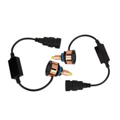2pcs 9006 COB LED Headlight Conversion Kit LED Headlight Bulbs Kit Pure White