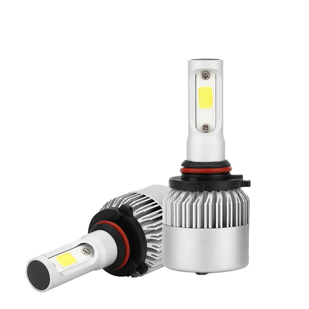 2pcs 9005 LED Headlight Bulb COB Vehicle SUV Truck Headlamp Pure White