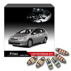11xCar LED Interior Light Kit For 2004-2015 Toyota Prius Dome Map License Plate