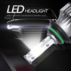 2 PCS LED Headlight Light Bulb 4 Side 9006 Low Beam Led Car Headlight White