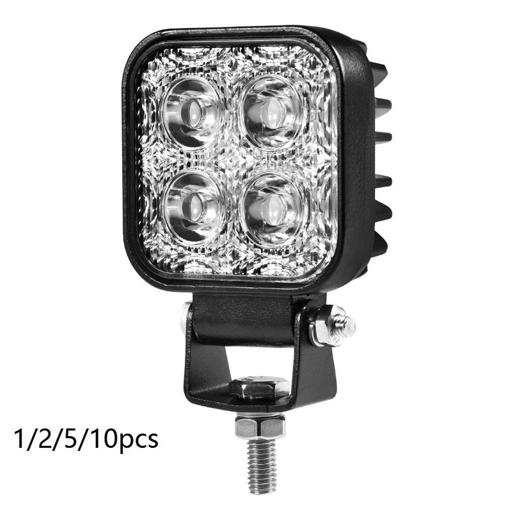 1/2/5/10x LED Work Light Fog Light SUV Truck Off-road Spotlight Flood Light