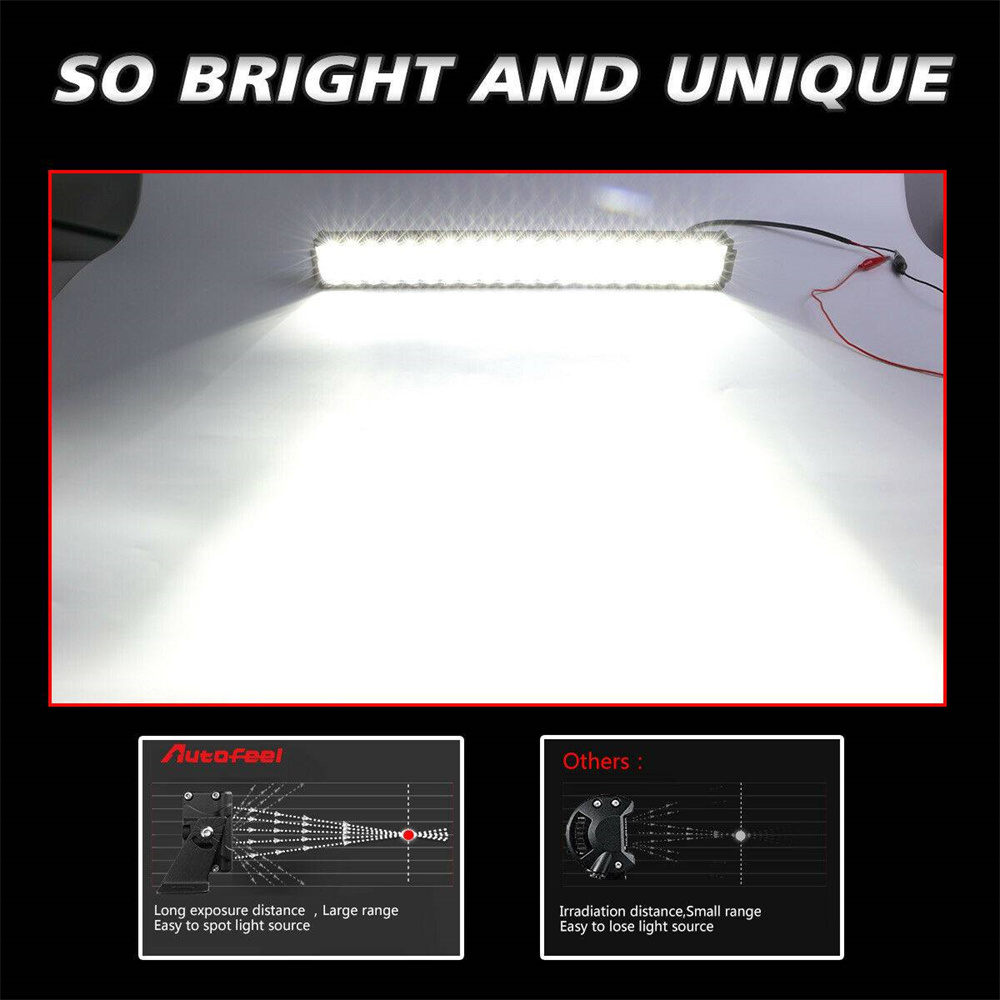 LED 54/52'' 3750W Work Light Bar Spot Flood Offroad ATV UTE PK 42" 50" 30" 32"