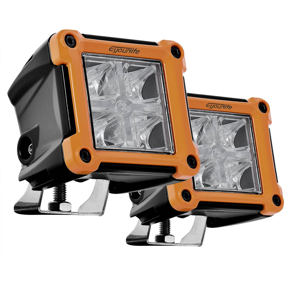 2 X 3'' 20W Led Backlight High Penetration Led Bulb Spotlight Off Road SUV