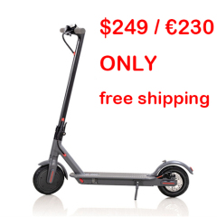 350W 36V 7.8Ah 8.5" foldable pneumatic tire city scooters
