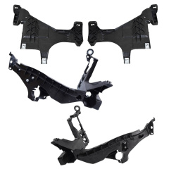 4PCS Front Headlight Mount Support Plate Bracket Set for Audi A4 S4 13-15