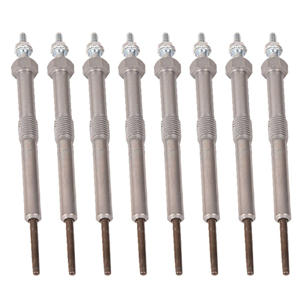 8Pcs Fits GM LMM LML LBZ Silverado Sierra Duramax 6.6L Diesel Glow Plug 12639701