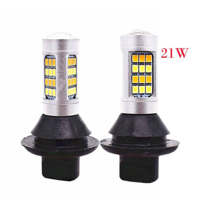 Ba15s Dual Color 7444 7443 LED Turn Signal Light Bulbs Parking DRL Switchba Kit