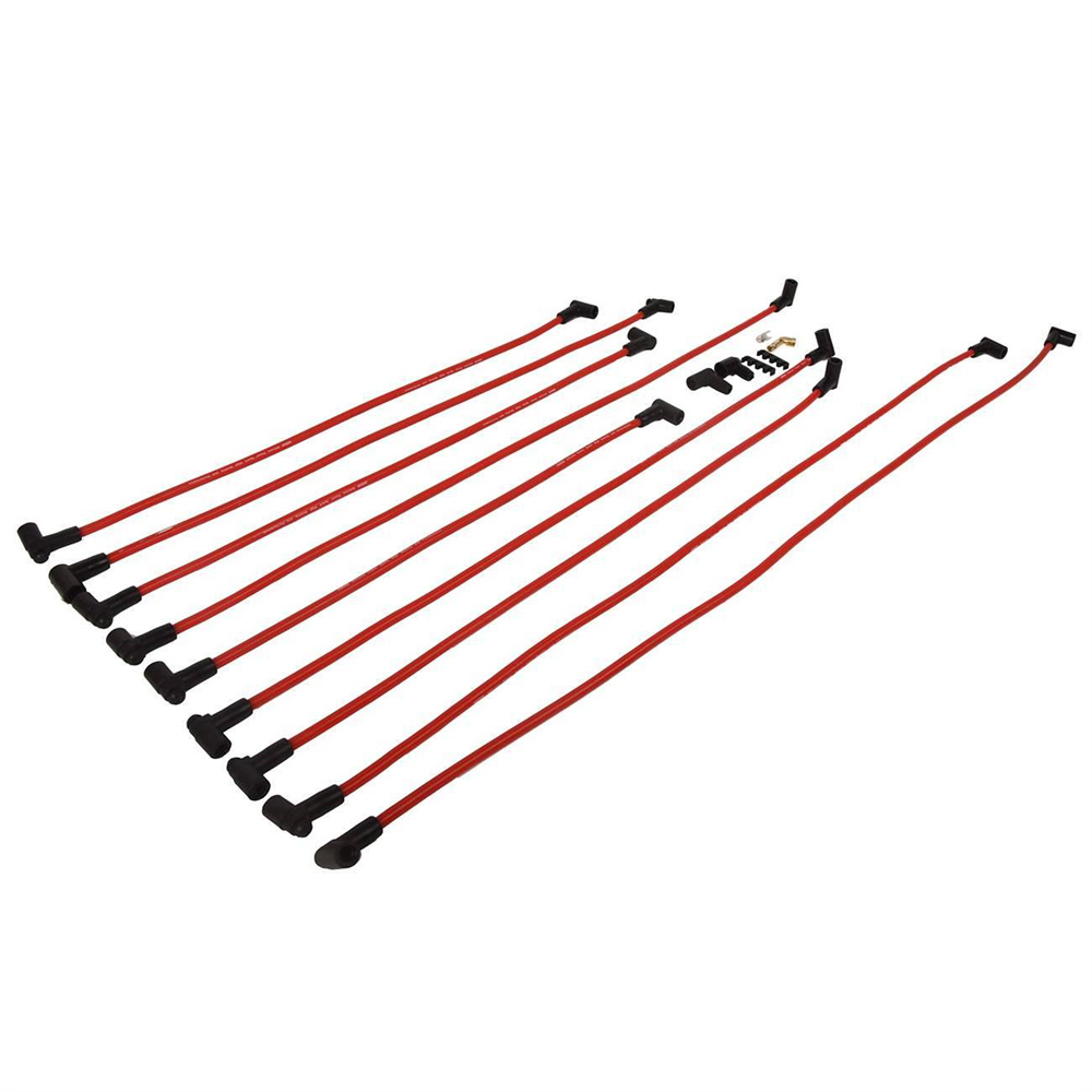 73686 Fits Chevy SBC 350 383 400 Under Header HEI Ultra 40 Spark Plug Wires