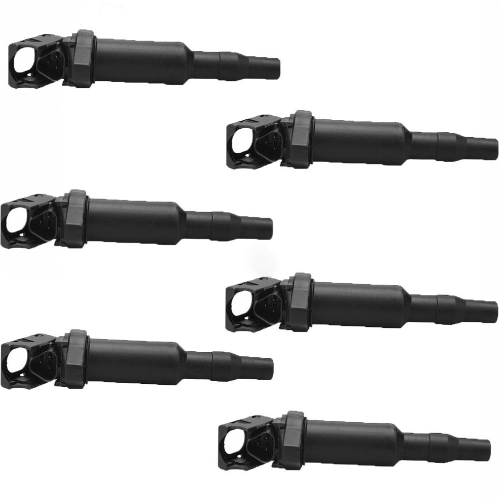 6 PCS FOR BMW E46 E60 E85 E90 Z4 M6 X5 Mini 12137571643 Front Ignition Coil Kit
