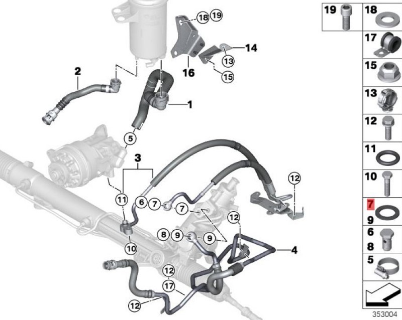 OE:32411093596  Sealing ring A14X20-CUSN