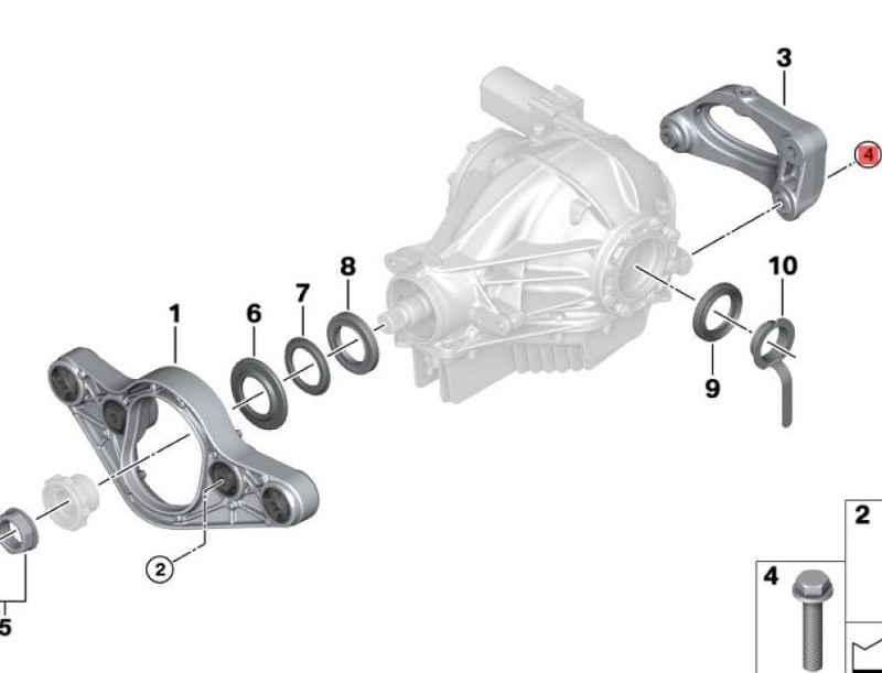 OE:31126760203  Hexagon head bolts and flat washers M12X1.5X60-10.9