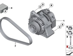 OE:7119904201  Шайба Д=10ММ Подходит для BMW Brilliance 3 серии (E46) 325i04 2003-2004 гг