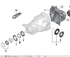 OE:33121213903 Small dust disc Suitable for BMW Brilliance 3 Series (E46) 325i04 2003-2004.