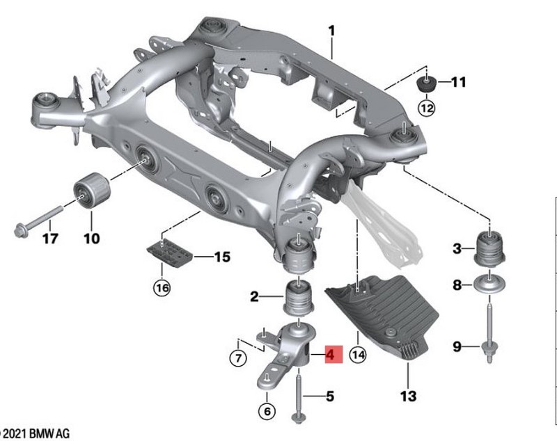OE:33306888095 Left-hand side stick Suitable for BMW Brilliance iX3 (G08) 20 models from 2020 to 2051.
