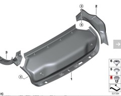 OE:7146886775 Распорные заклепки Подходит для BMW Brilliance iX3 (G08) ведущих 20 моделей 2020-2021 гг.