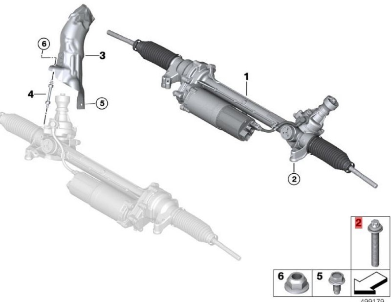 OE:7119908587 Болты с шестигранной головкой ВМ12Х1, 5Х5 Подходит для BMW Brilliance iX3 (G08) ведущих 20 моделей 2020-2021 гг.