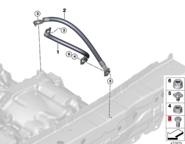 OE:7119902900  Болт с шестигранной головкой М8Х16-8,8-ЗНС3Подходит для BMW Brilliance 3 серии (E46) 325i04 2003-2004 гг